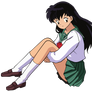 Kagome sitting.