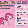 Pinkie Pie Colour Guide
