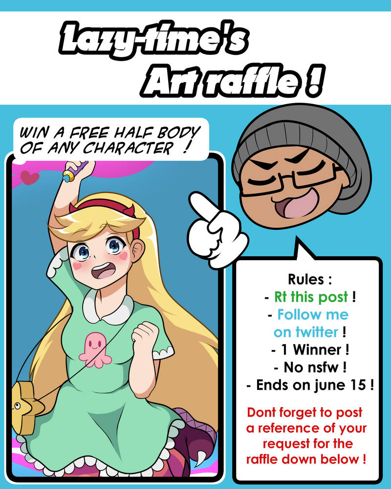 Free art raffle by lazy-Time