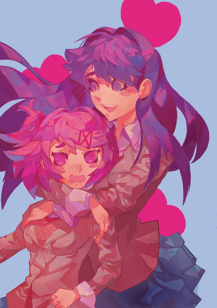 natsuki yuri by ran-ran-ruuu on DeviantArt