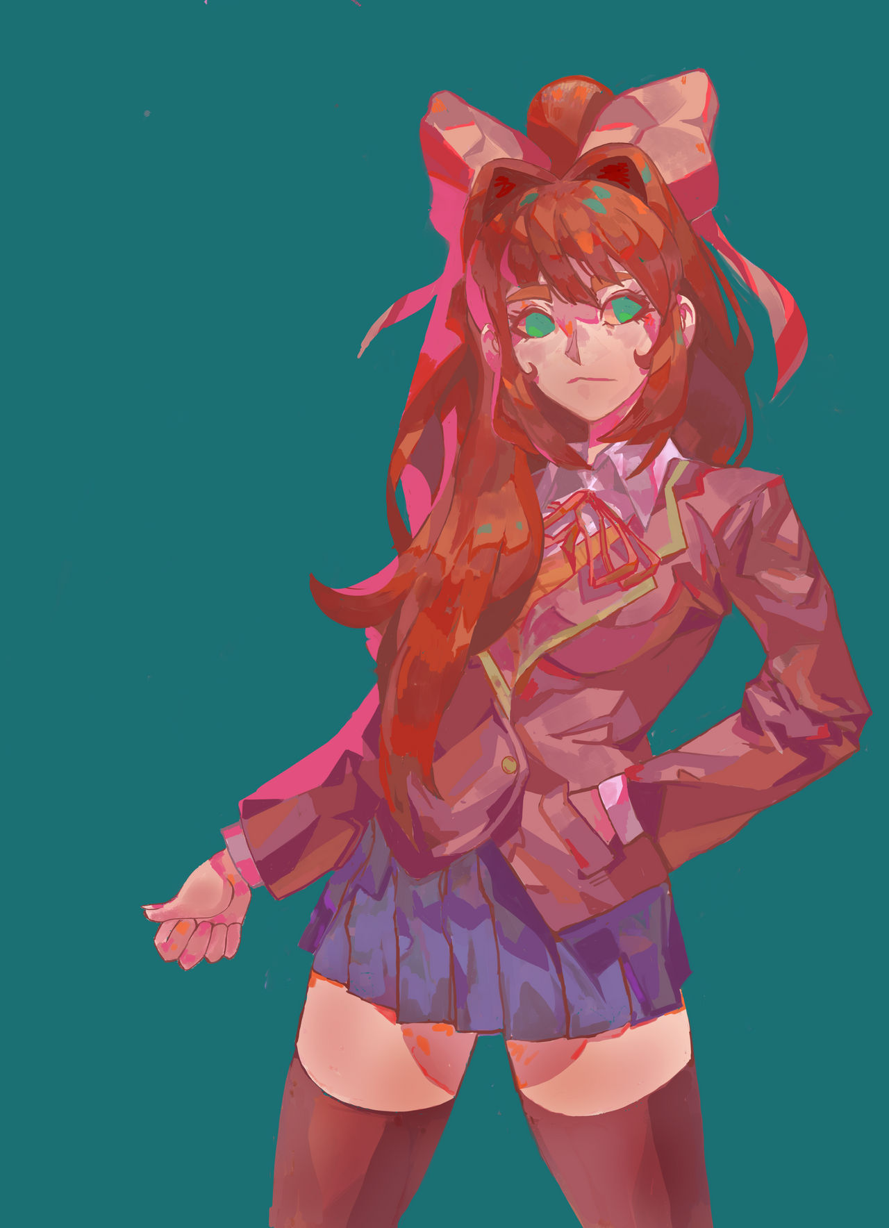 monika 2 by ran-ran-ruuu on DeviantArt