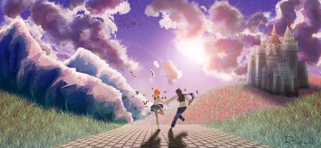 Cloudstrider castle by RinkaManoha on DeviantArt