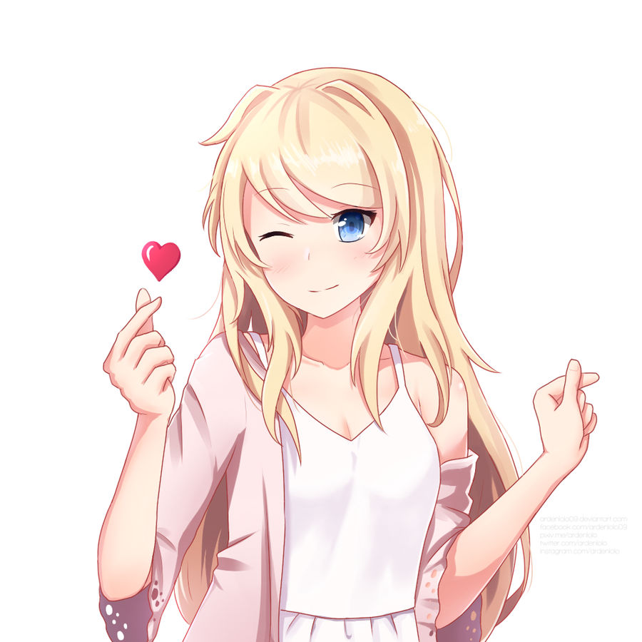 Commission Finger heart by ardennlolo on DeviantArt