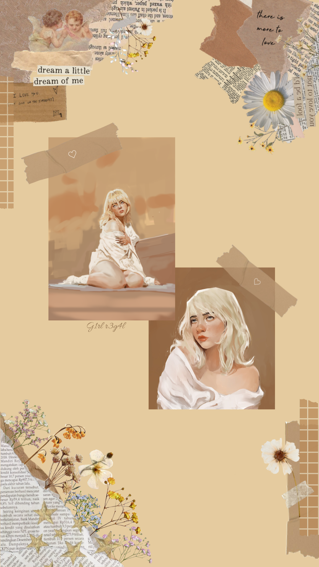 Billie Eilish wallpaper aesthetic by Tinaregal on DeviantArt Billie Eilish wallpaper aesthetic by Tinaregal on DeviantArt