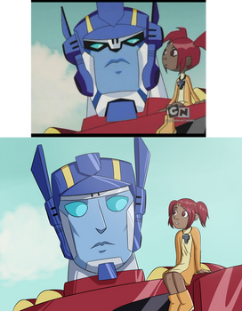 Screencap Redraw: Optimus and Sari