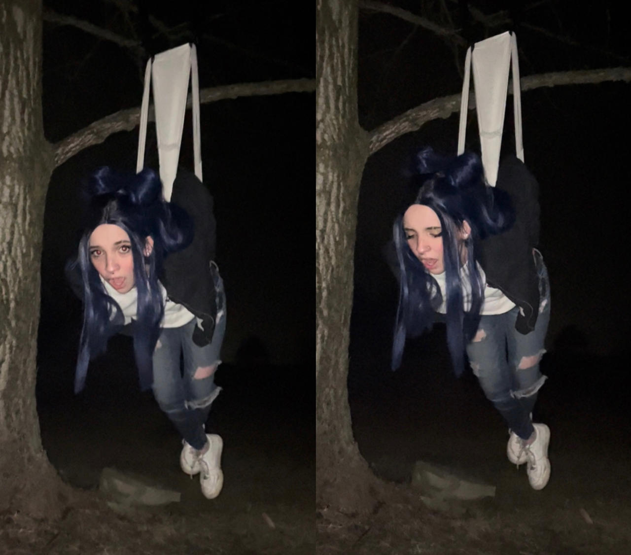 E Girl Tree Hanging Wedgie By Kittenthen3rd On Deviantart