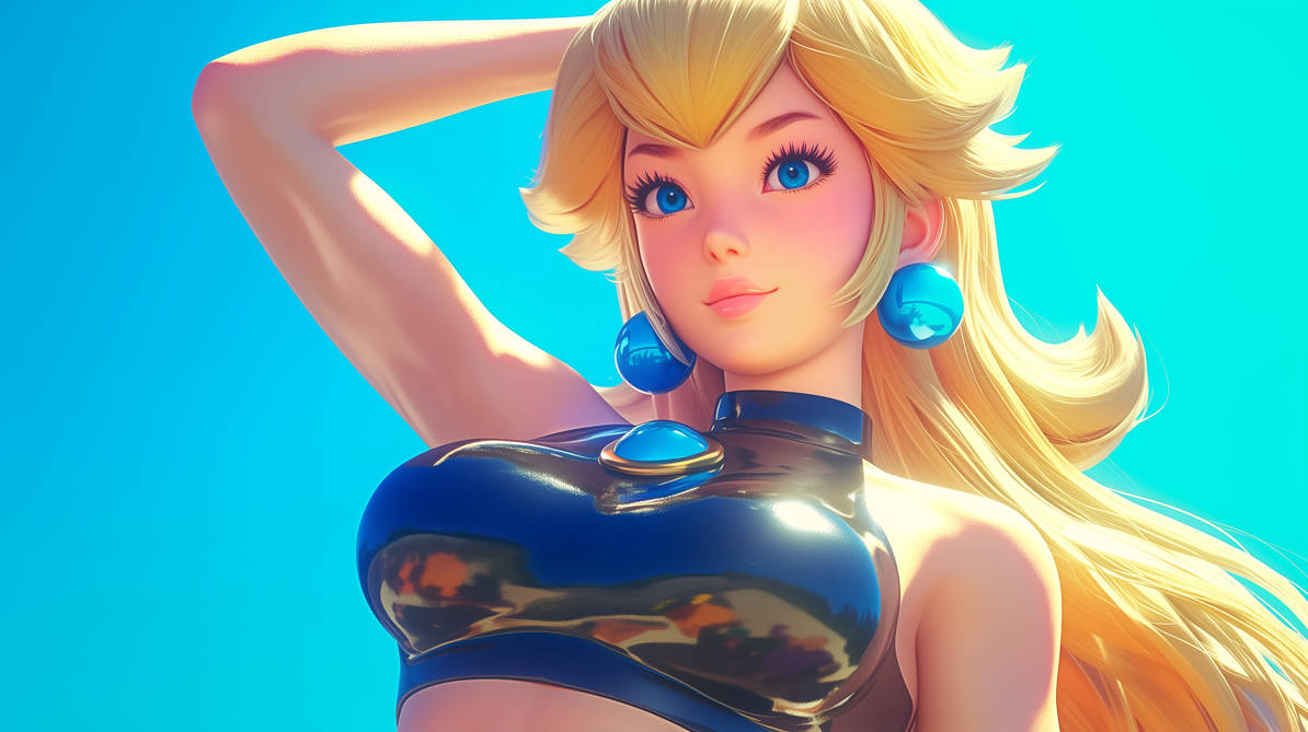 Peach Close up With Shiny Top By TBirdHead On DeviantArt peach-close-up-with-shiny-top-by-tbirdhead-on-deviantart