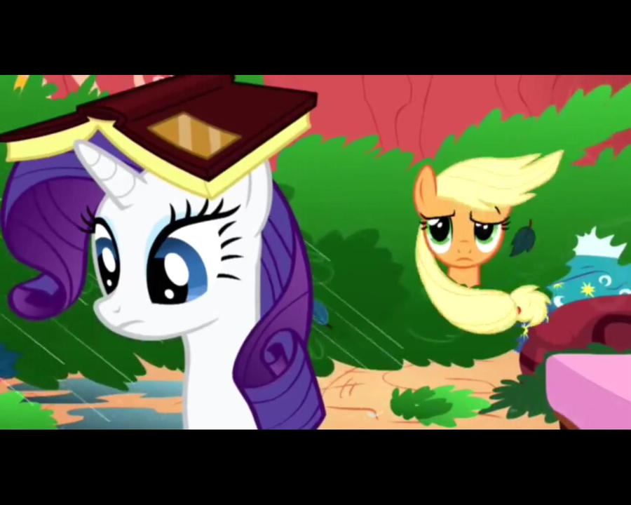 Rarity and AppleJack by Shayaaaa on DeviantArt