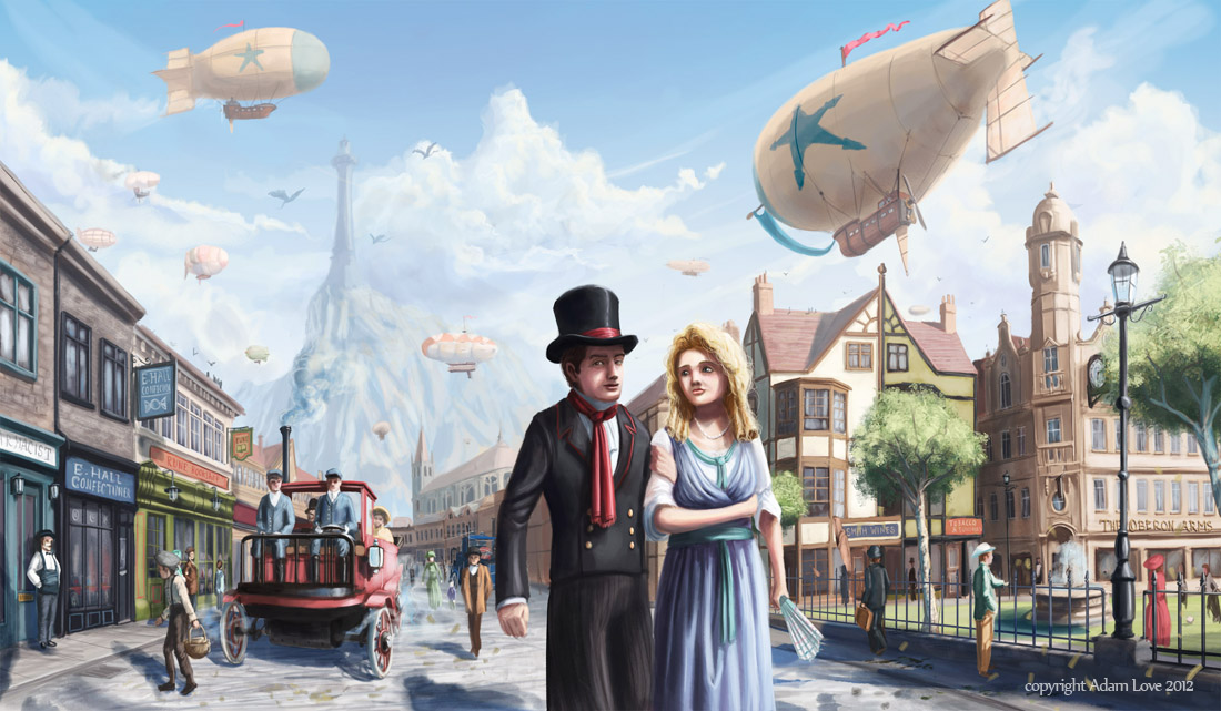 Airships of Oberon Cover by SpikedMcGrath