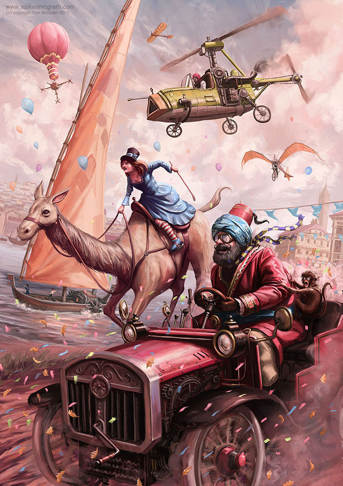 The Great Race! by SpikedMcGrath