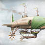 The pirate airship Dryad