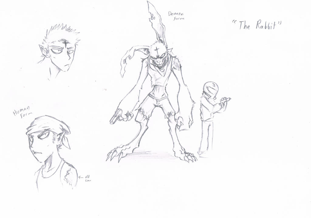 The Rabbit redesign by The-BlackEye on DeviantArt
