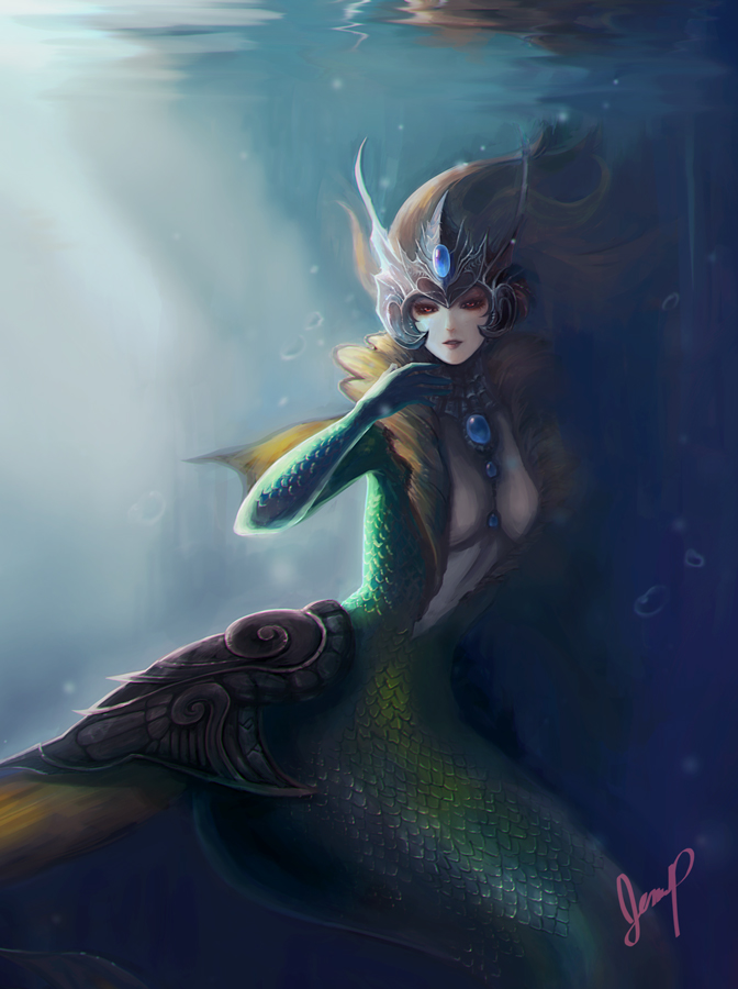 Nami [League of Legends Fanart] face