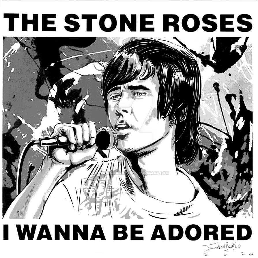 The Stone Roses Colouring In The Stone Roses inks by ShawnVanBriesen on DeviantArt