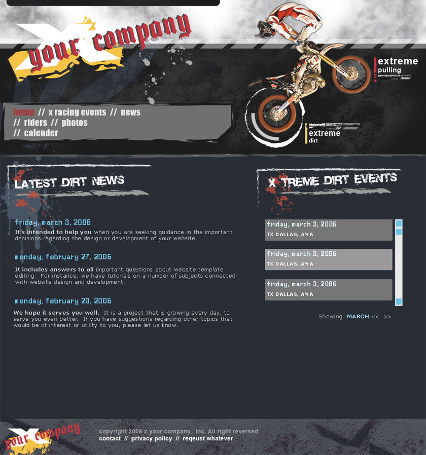 dirt - moto x