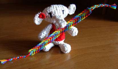 Rainbow Bracelet + uhh.. an 'Elephant'