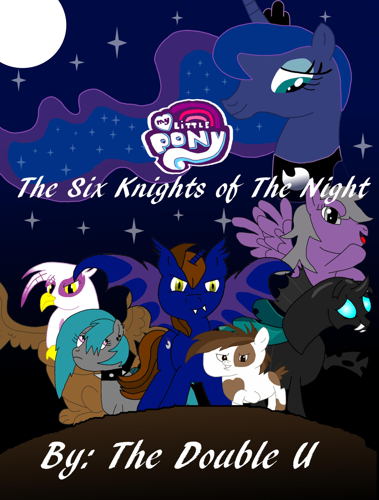 MLP: The Six Knights of The Night Fanfiction Cover by The-Double-U on ...