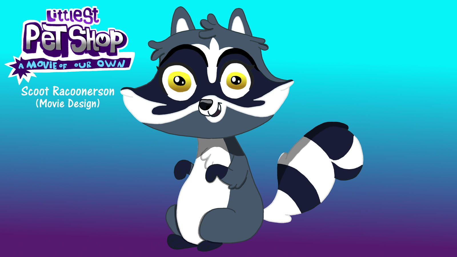 Scootch Racoon Wolf Scoot Racoonerson (Movie Design) by The-Double-U on DeviantArt