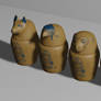 canopic jars