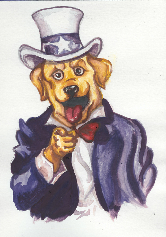 Uncle Sam. The Dog.