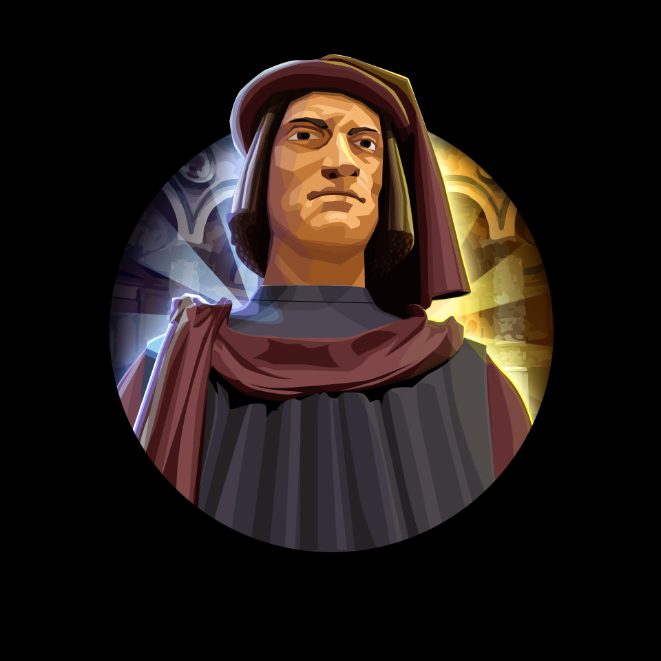 Civilization 5 Icons: Lorenzo de' Medici