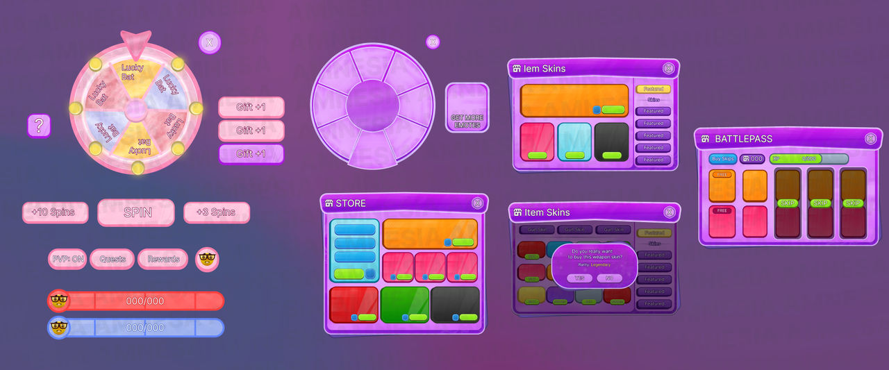 Roblox game ui by Amnessiiaa on DeviantArt