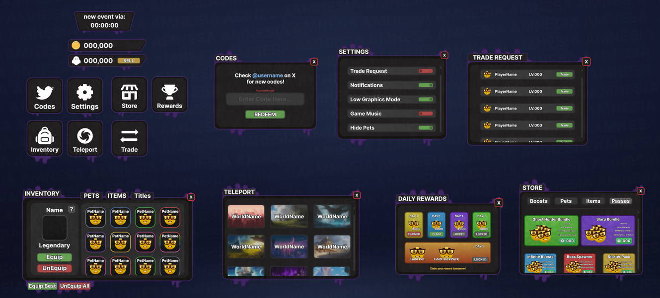 Roblox Rts Ui Roblox game ui by Amnessiiaa on DeviantArt