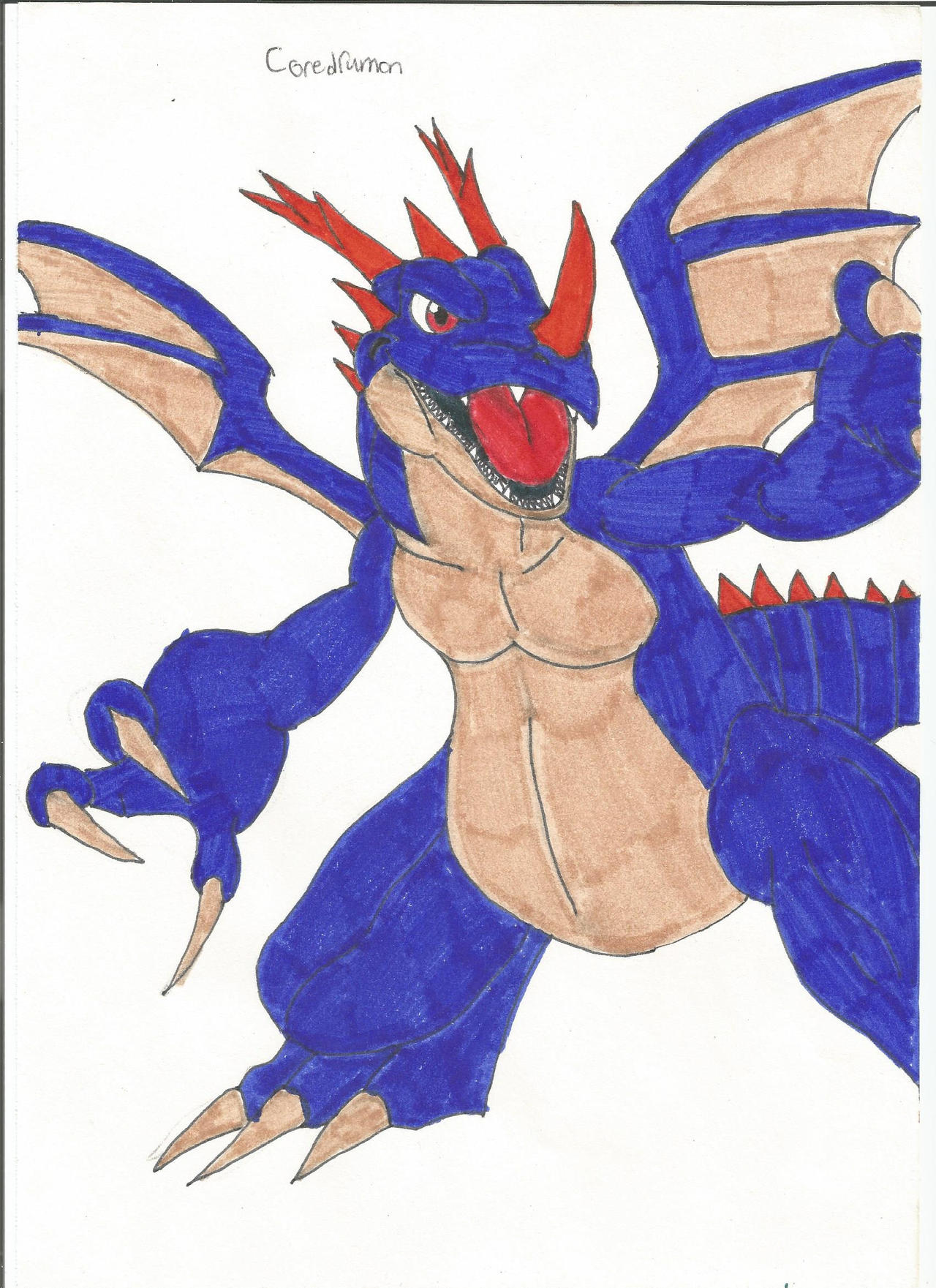 Coredramon Blue By Dragonsoul22654 On DeviantArt coredramon-blue-by-dragonsoul22654-on-deviantart