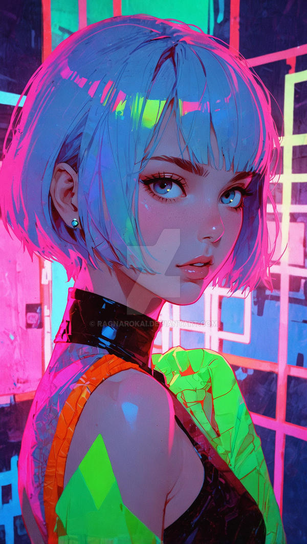 Default A vibrant pop art depiction of a young wom by RagnarokAI on ...