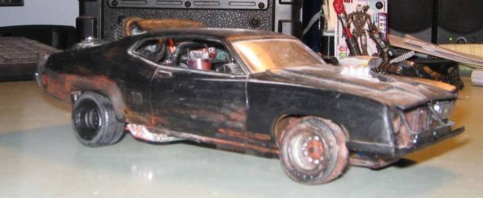 MAD MAX 2 model I built from a 70 Ford Torino kit