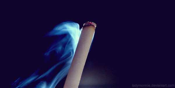 blue fume