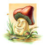 Smiling mushroom