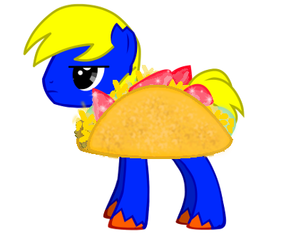 Pony Joe in a Taco suit