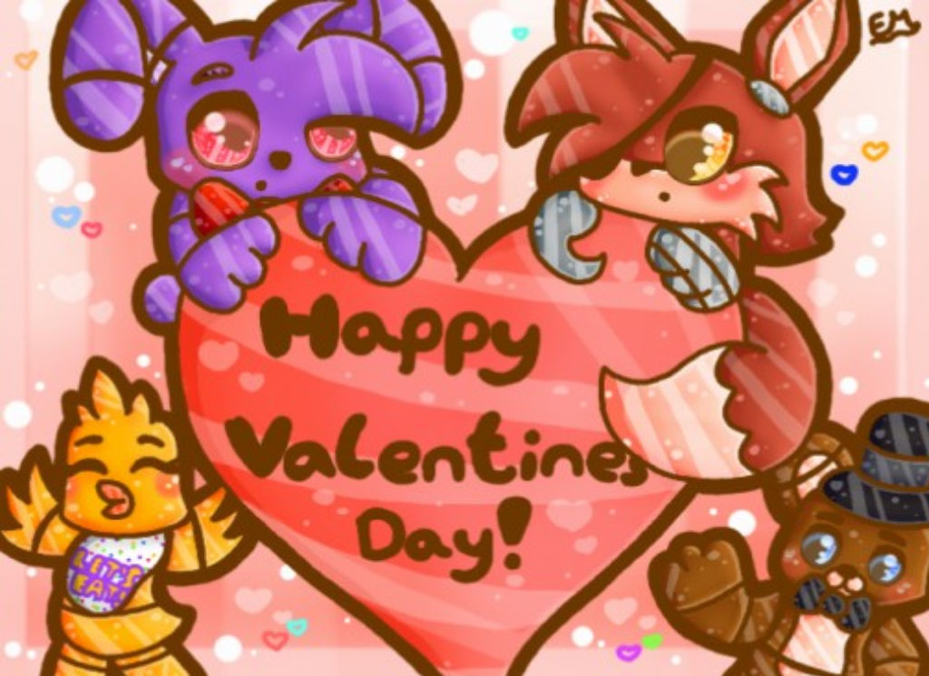 .:Happy Valentines day Chibi FNAF:. by XSweetPassionX on DeviantArt