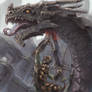 two dragon-