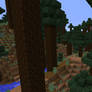 Redwood Forest Encounter (Minecraft Screenshot)