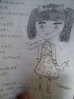 French Homework Doodle 1