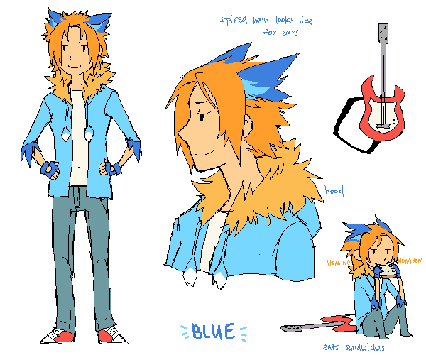 human Blue reference