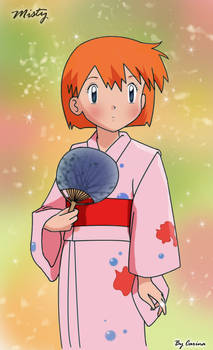 Misty in a Kimono