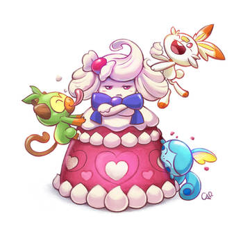 Alcremie vs Starters