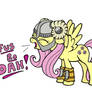 Skyrim Fluttershy - Fus Ro Dah (lighter color)