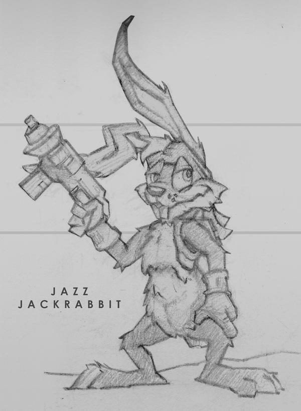 Jazz Jackrabbit Sketch