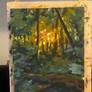 Forest Scene - Acrylic Painting