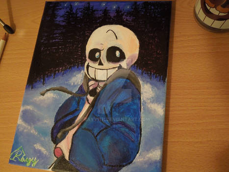 Sans the Acrylics Painting