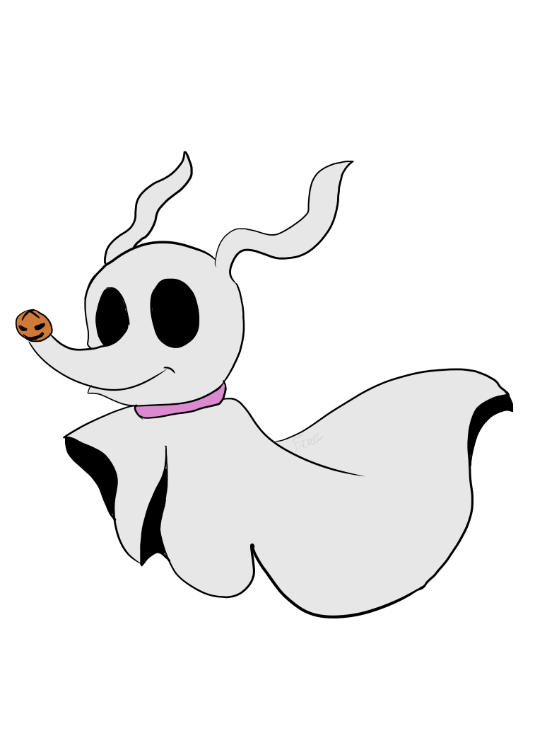 Zero The Ghost Dog by FireBoltPug on DeviantArt