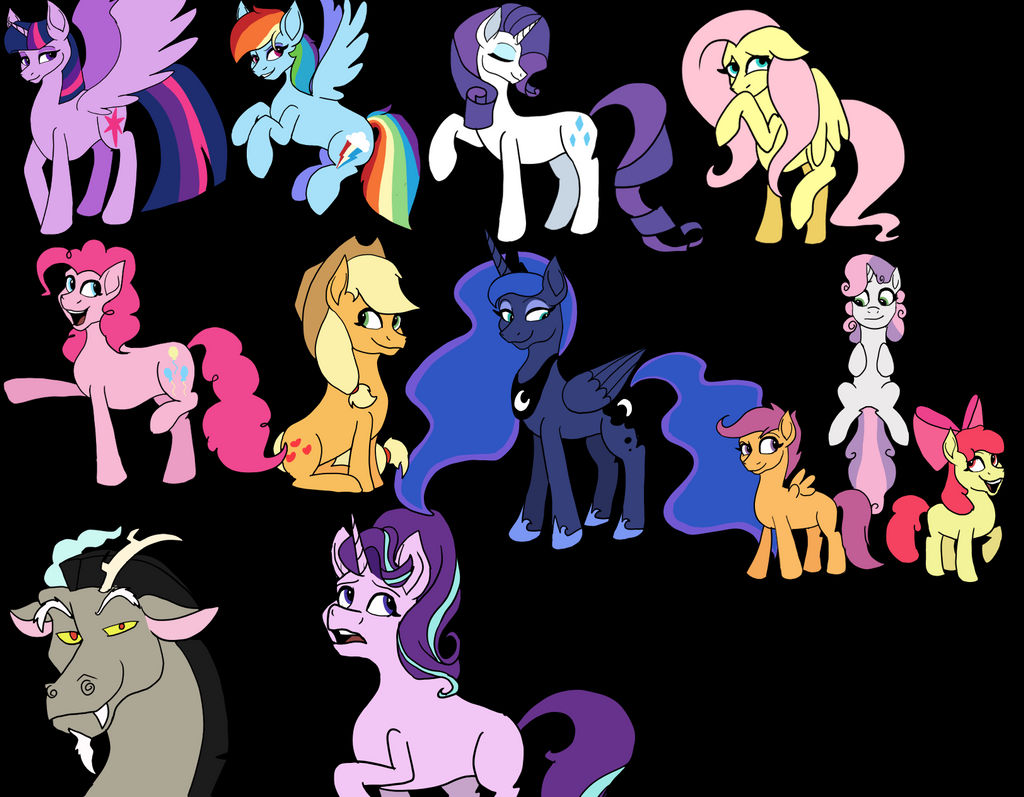 Mlp Sketches by FireBoltPug on DeviantArt