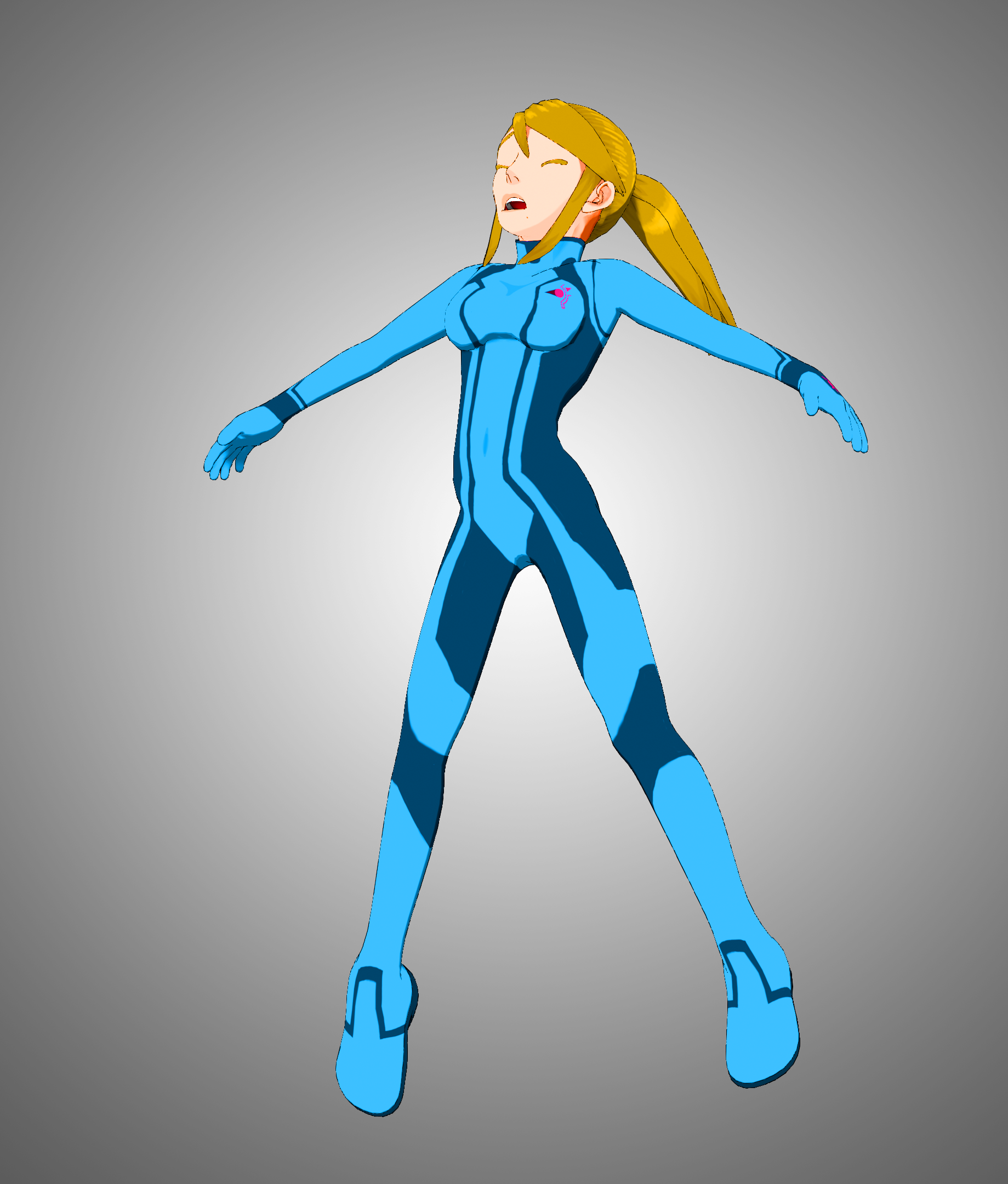 Zero Suit Samus - Render Test 5 - Game Over Alt by AHLeeCorner on ...