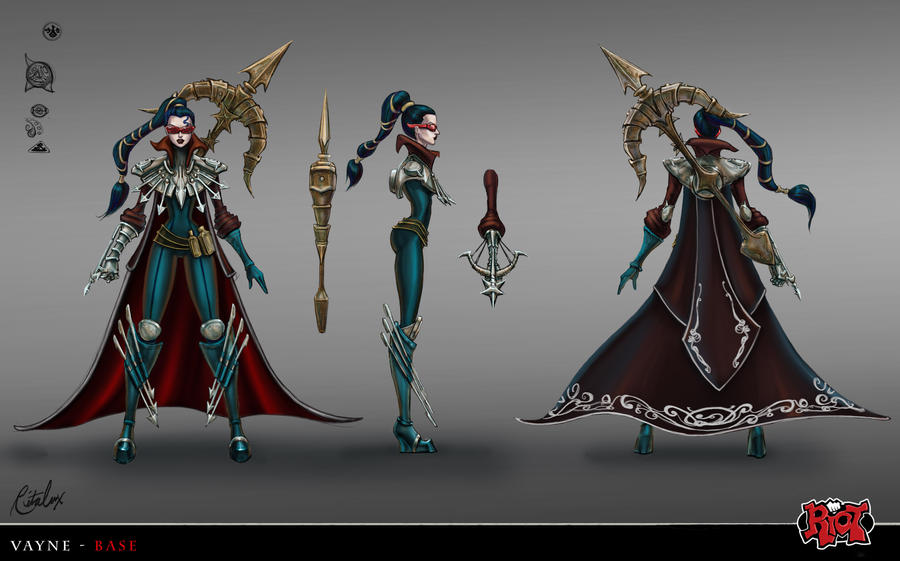 Vayne Base skin concept art