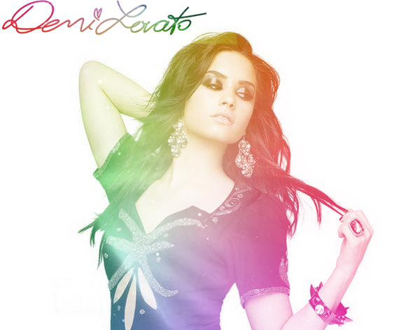 Demi Lovato Rainbow