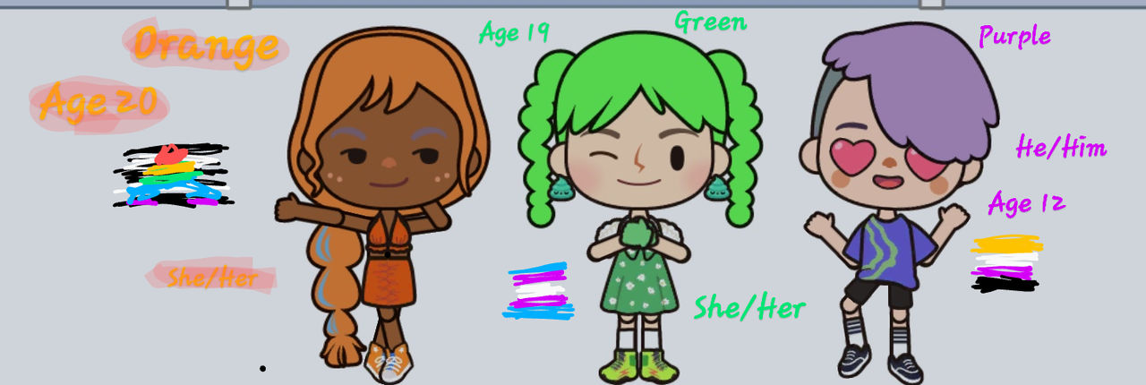 Colourblocks Humanized Secondary by Otisworld on DeviantArt
